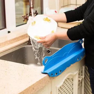Sink Water Splash Guard Kitchen Water Spitting Baffle retaining Board