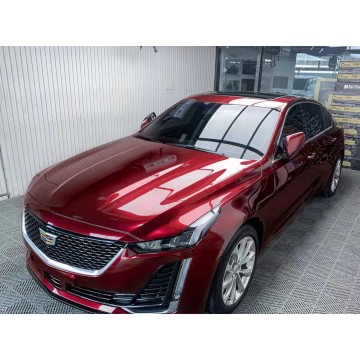 Liquid Metal Vampire Red Glossy Car Wrap Film