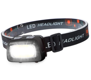 ihualite RGB AAA แบตเตอรี่ COB 5W ไฟหน้าไฟ LED LED