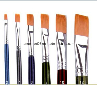 Professional Nylon Flat Artist Brush Sets