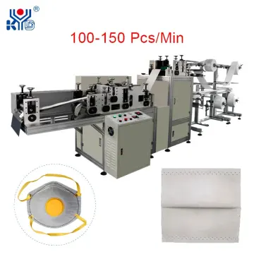 Automatic Cup Cup Mask Machine With Valve For Head Loop Ffp3 Cup Mask