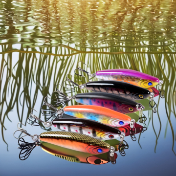 NEWMAJOR Ultra Long 6.4cm Pencil Jig Lure for River, Lake, and Stream Fishing