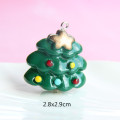 Pink Flat Resin Pendant Christmas Tree Charm