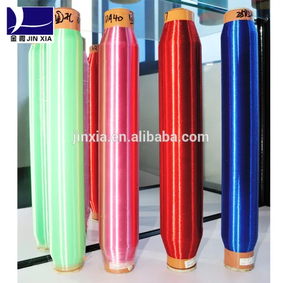 Dope dyed monofilament yarn of polyester