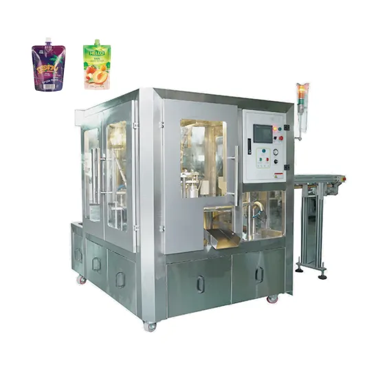 Automatic Rotary Pouch Filling and Sealing Packing Machine