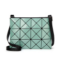 Customize geometrical rhomboid bag with one shoulder sloping cross small square bag for ladies