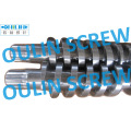 Kmd2-50kk Twin Conical Screw and Barrel for WPC Sheet, Profile Extrusion