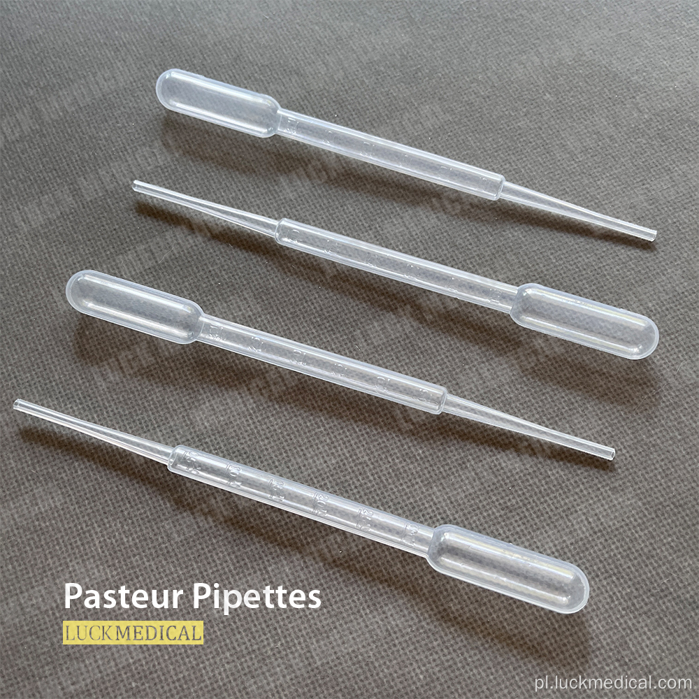 3ML Pasteur Pipete Sterylna plastik