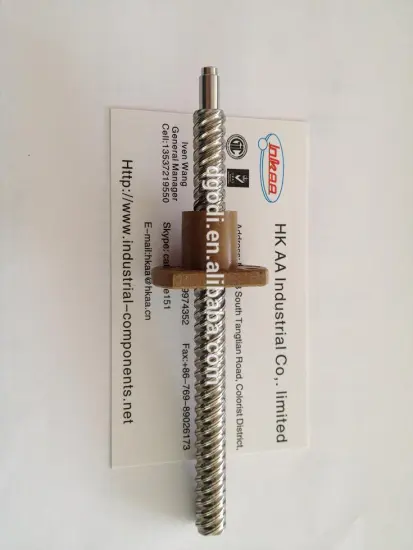 oem cnc machining metal/steel/brass/stainless steel stepper motor lead screw