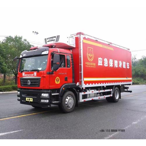 Sinotruk 4x2 Emergency support refrigerated truck