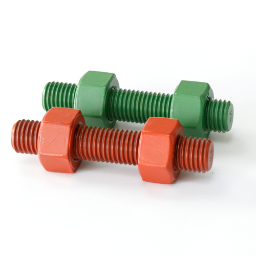 مسمار مربط ASTM A193 B7/B7M مسامير مربط مطلية بمادة PTFE