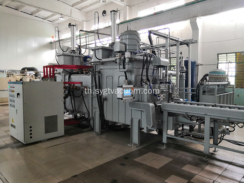 Rollers Guide Rail Furnace Sintering สูญญากาศสามห้อง