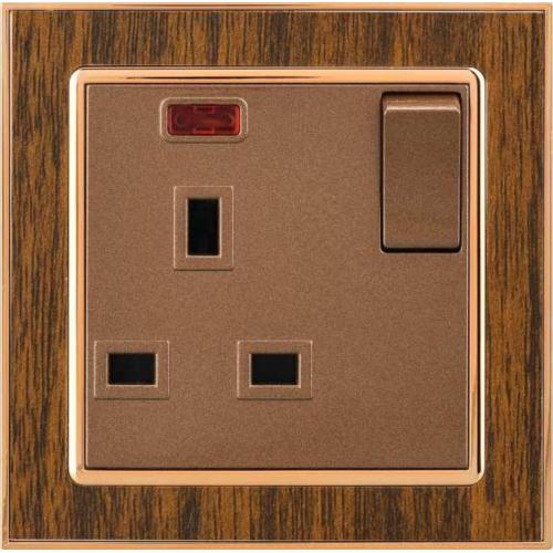 British Standard Electrical Wall Switch Socket