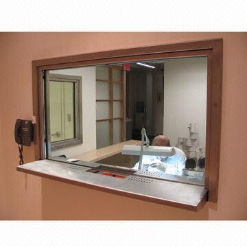 Reception sliding window, thermal break energy-saving aluminum profile frame with clear glass