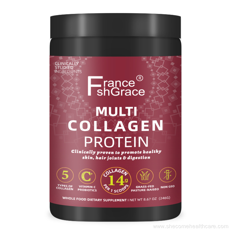 hydrolyzed collagen with Probiotics multi collagen powder