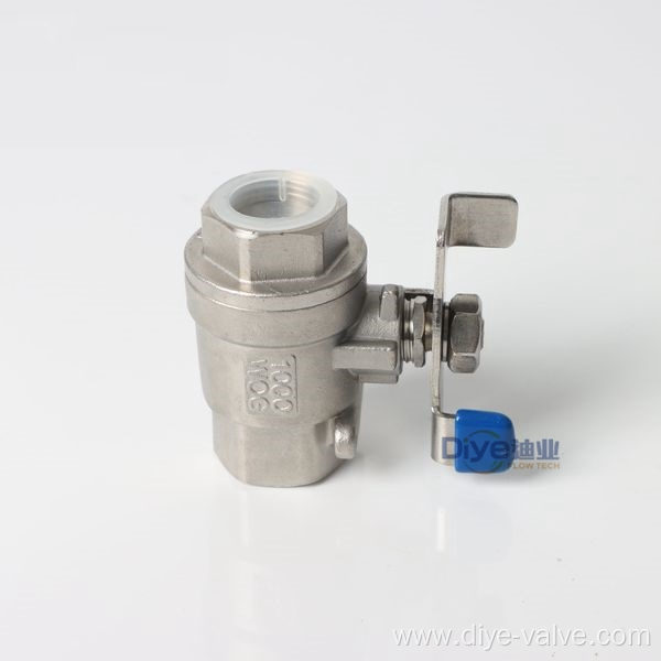 Stainless Steel 2 Piece Ball Valve BSP NPT