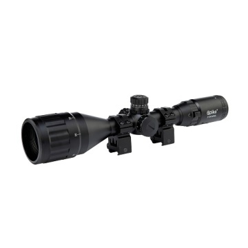 Spike 3-9x50AOL Red Blue Green Illuminated Scope with Sunshade and Flip-up