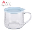 Caneca de vidro de suco de ato com tampas