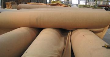 tan color geotextile/pot geotextile