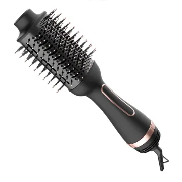 Rotating Electric Hair Dryer Volumizer Hot Air Brush Styler