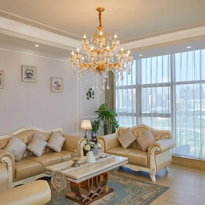Modern K9 Crystal Chandeliers for Home Lighting: Bedroom, Kitchen, Dining