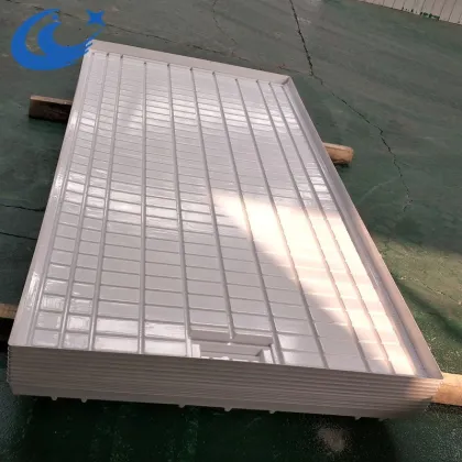 4x8 Hydroponic Floating Trays for Nursery Drain System