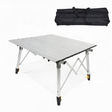 Portable Foldable Camping Table: Lightweight Adjustable Desk for Outdoor, Indoor, Patio Use