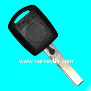 SHOCK PRICE &Aftermarket Skoda transponder key with T5 glass chip for skoda rapid