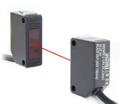 Square Infrared Through-beam Sensor
