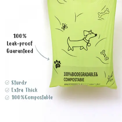 christmas biodegradable dog poop bags