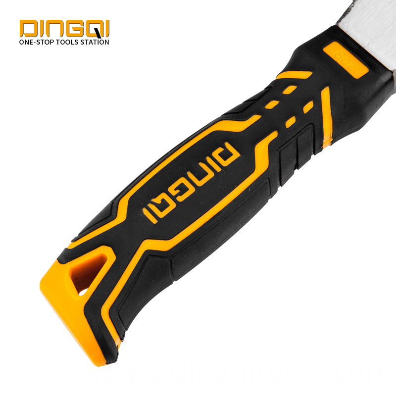 DINGQI 45 steel 8OZ 250g with TPR PVC handle small claw hammer mini stubby hammer