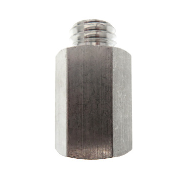 High Quality 41mm Connection Rod with 5/8"-11 Hex Thread Adapter for Double Sided Wool Pads - White Coral Velvet Foam Buffing Pad