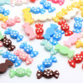 23mm amour Miniature à pois bonbons résine dos plat Cabochons pour téléphone décoration bricolage artisanat Scrapbooking