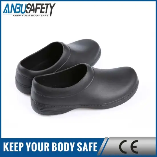 Anti slip eva material rubber sole cleanroom clogs for chef