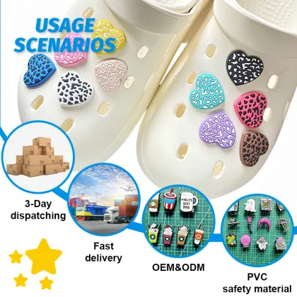 Popular Truck Shoes Charms: Fashion PVC Shoe Charms for Custom Brand Shoes