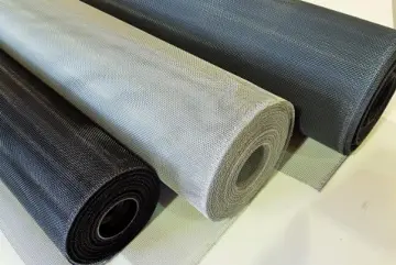 Black Enamelled Aluminum Alloy Window Screen