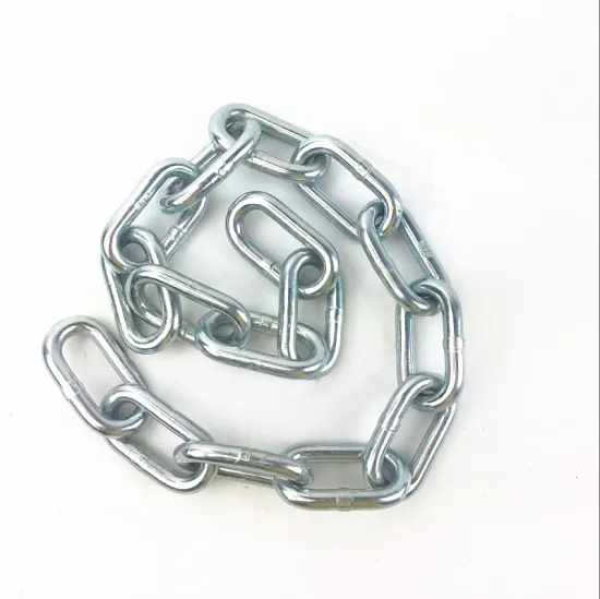 Galvanized Welded Chain Factory: G30 G80 DIN5685A Short Steel Link Chains