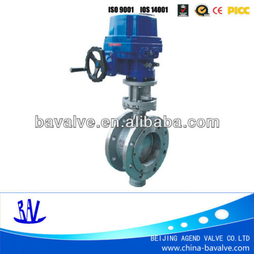 Flanged metal-seal butterfly valve/3 inch butterfly valve