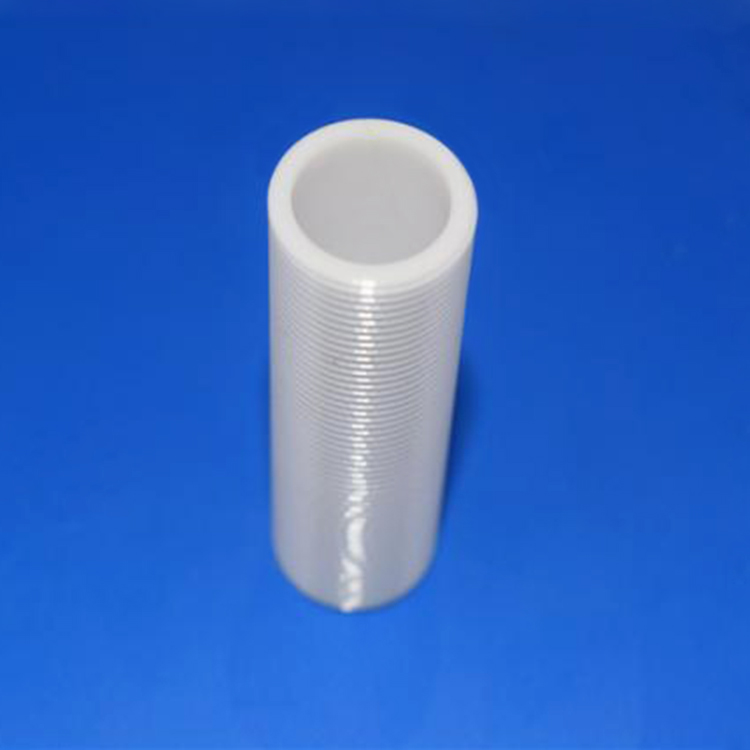 High Toughness Threaded YTZP Zirconia Ceramic Tube