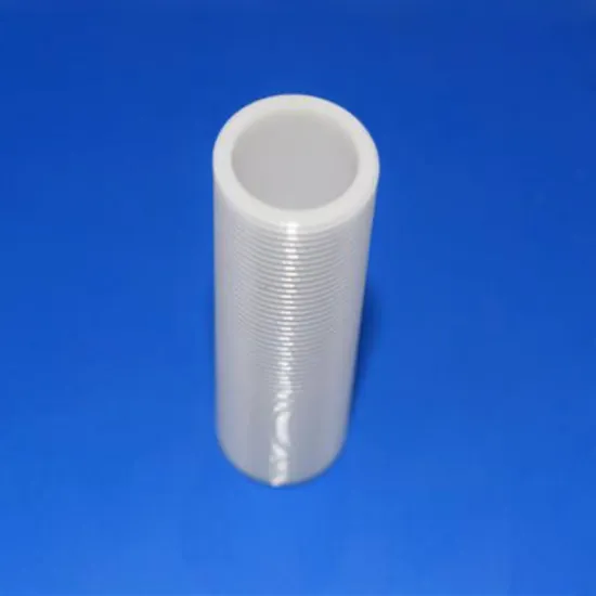 High Toughness Threaded Y-TZP Zirconia Ceramic Tube