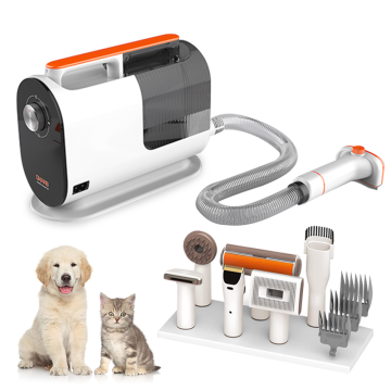 In Stocks Pet Grooming Kit & Dog Vacuum Cleaner - 6 Proven Grooming Tools for Dogs & Cats