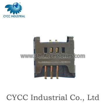 Mobile Phone Small Parts Sim Card Socket Holder for i9100