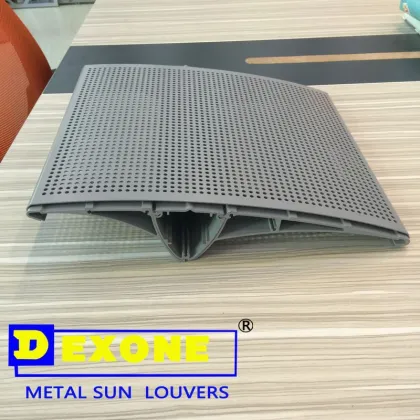 Aluminum exterior perforated louver aluminum solar shading aluminum awning Profiles