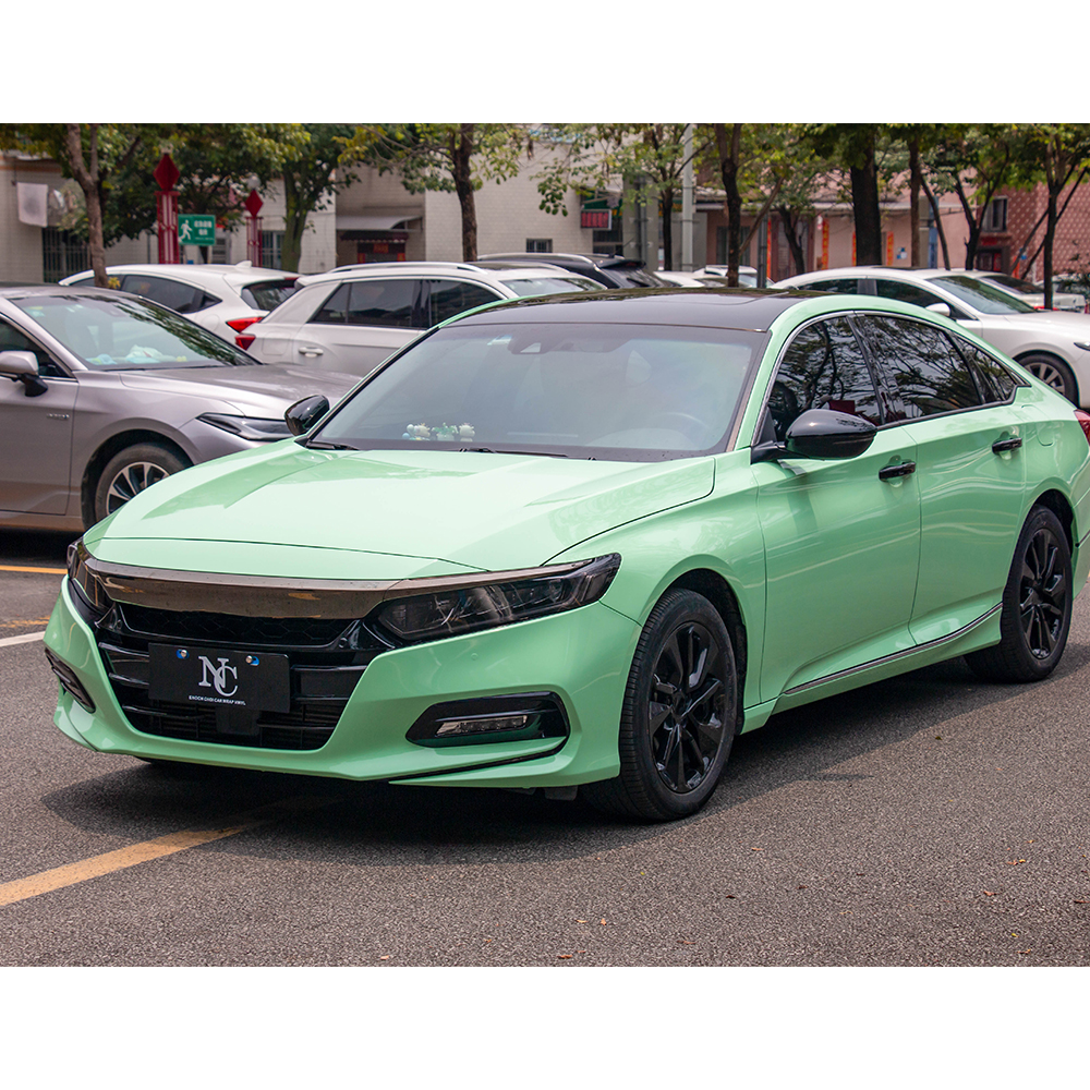 Hazy green Car Wrap