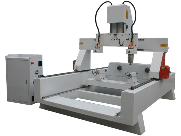 4 Axis Stairs Handrail rotary CNC machine