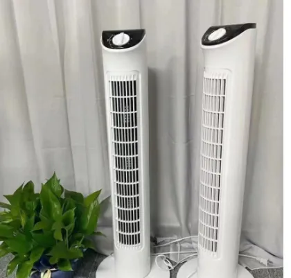 Household Freestanding Leafless Tower Fan with Timer
