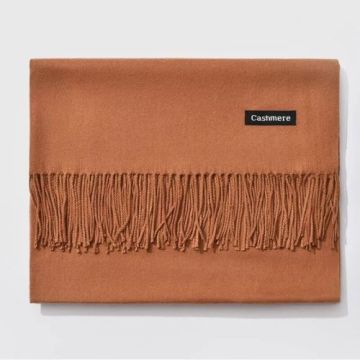 Plain Cashmere Scarves with Tassel Winter Warm shawl Hot Sale Long colored Scarf