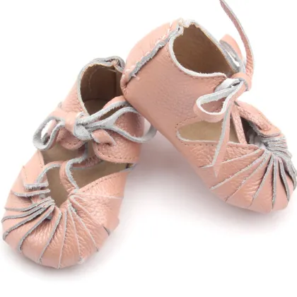 2017New Arrival Cow Leather Toddler Gladiator Sandals Baby Sandals