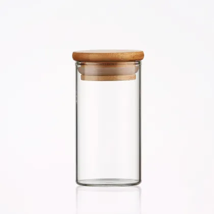 Mini Kitchen Storage Glass Jar with lids