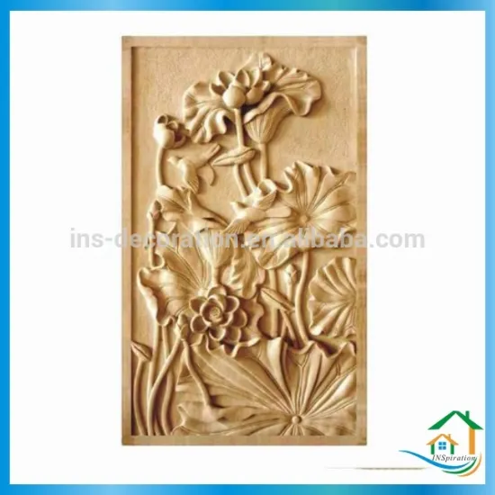 Sandstone garden wall sculptures